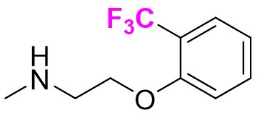 N-methyl-2-(2-(trifluoromethyl)phenoxy)ethan-1-amine chemical structure