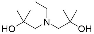 1,1'-(Ethylazanediyl)bis(2-methylpropan-2-ol) chemical structure