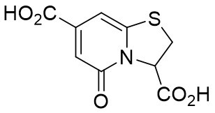 5-oxo-2,3-dihydro-5H-thiazolo[3,2-a]pyridine-3,7-dicarboxylic acid chemical structure