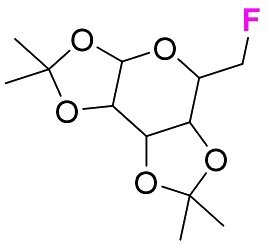 Fluorodeoxyglucose chemical structure